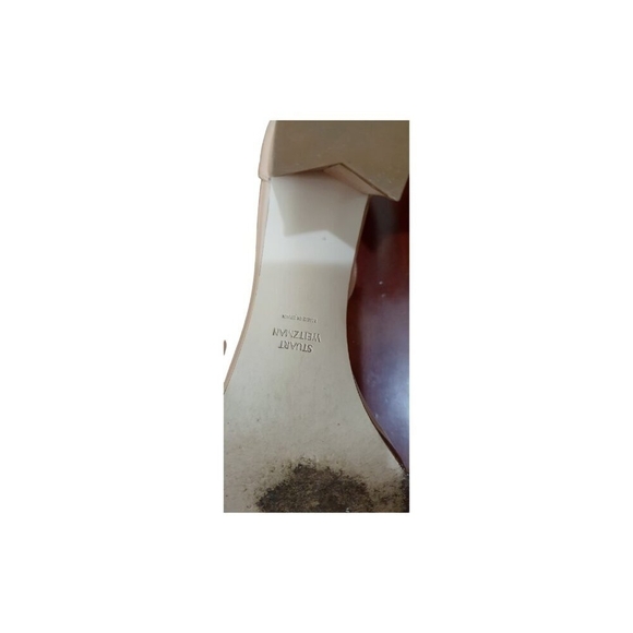 Nearly Nude Stuart Weitzman heels Size 7M - Picture 9 of 11